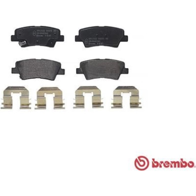 Brembo | Bremsbelagsatz, Scheibenbremse | P 30 067