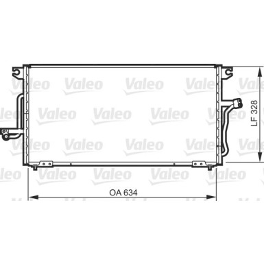 Valeo | Kondensator, Klimaanlage | 818081