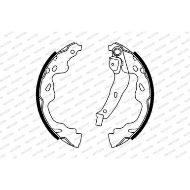 Ferodo | Bremsbackensatz | FSB672 Ferodo | Bremsbackensatz | FSB672