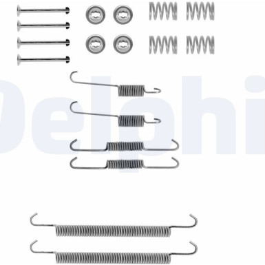 Delphi | Zubehörsatz, Bremsbacken | LY1232