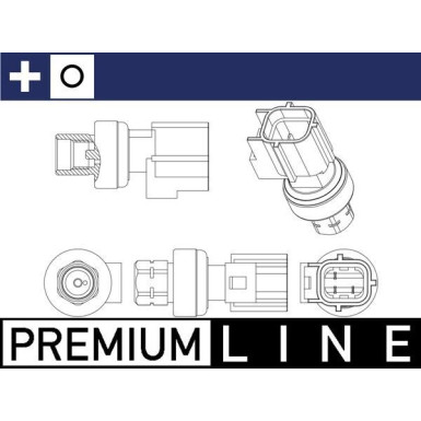 Mahle | Druckschalter, Klimaanlage | ASE 7 000P