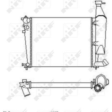 NRF | Kühler, Motorkühlung | 54676