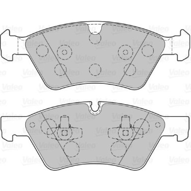 Valeo | Bremsbelagsatz, Scheibenbremse | 301107