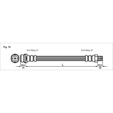 Metzger | Bremsschlauch | 4112314