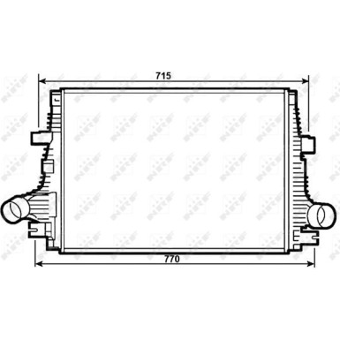 NRF | Ladeluftkühler | 30284