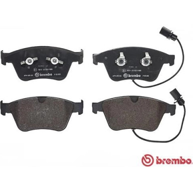 Brembo | Bremsbelagsatz, Scheibenbremse | P 05 003