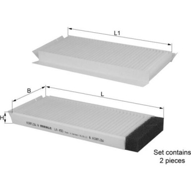 Knecht | Filter, Innenraumluft | LA 450/S