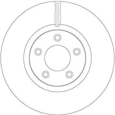 TRW | Bremsscheibe | DF6490S