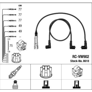 NGK | Zündleitungssatz | 8618