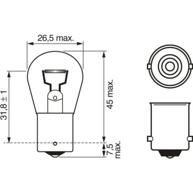 BOSCH | Glühlampe | 1 987 301 017