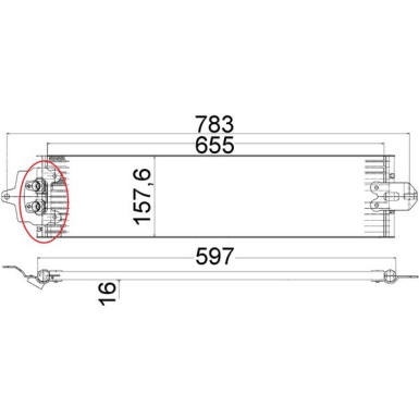 Mahle | Ölkühler, Automatikgetriebe | CLC 49 000P