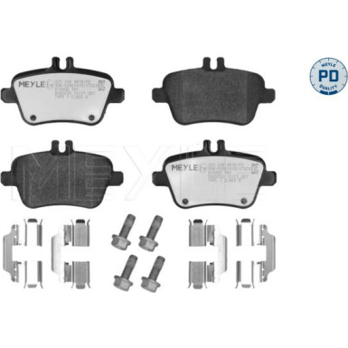 Meyle | Bremsbelagsatz, Scheibenbremse | 025 248 4818/PD