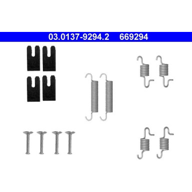 ATE | Zubehörsatz, Feststellbremsbacken | 03.0137-9294.2