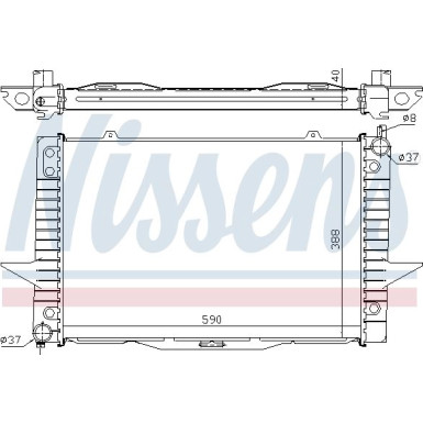 Nissens | Kühler, Motorkühlung | 65546A