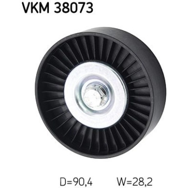 SKF | Umlenk-/Führungsrolle, Keilrippenriemen | VKM 38073