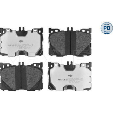 Meyle | Bremsbelagsatz, Scheibenbremse | 025 225 8618/PD