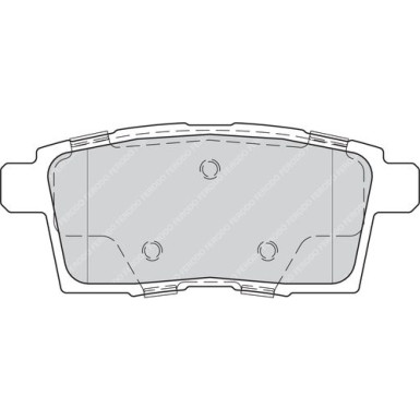 Ferodo | Bremsbelagsatz, Scheibenbremse | FDB4366
