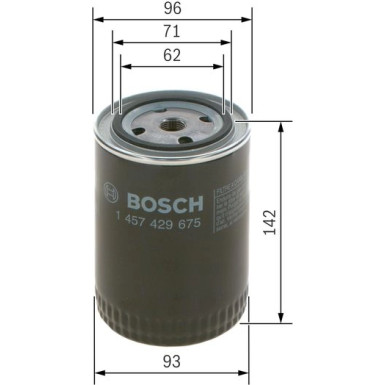 BOSCH | Kraftstofffilter | 1 457 429 675