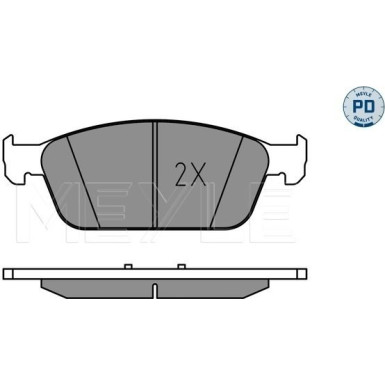 Meyle | Bremsbelagsatz, Scheibenbremse | 025 255 5518/PD