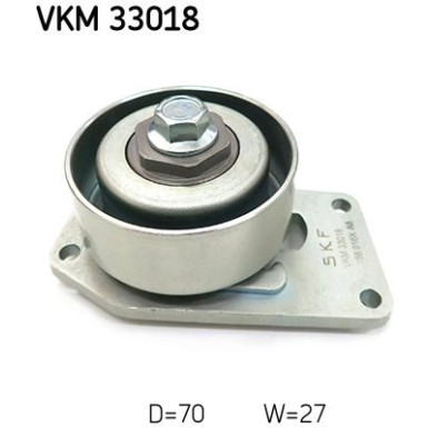 SKF | Spannrolle, Keilrippenriemen | VKM 33018