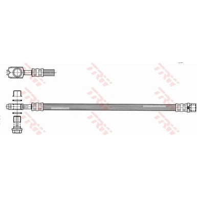 TRW | Bremsschlauch | PHD1015