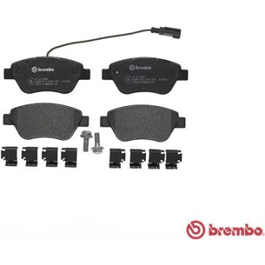 Brembo | Bremsbelagsatz, Scheibenbremse | P 23 085