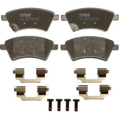 TRW | Bremsbelagsatz, Scheibenbremse | GDB1673