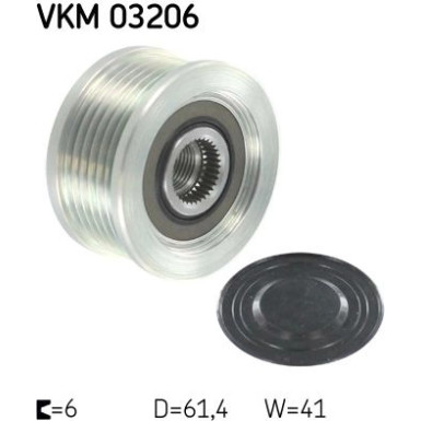 SKF | Generatorfreilauf | VKM 03206