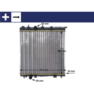 Mahle | Kühler, Motorkühlung | CR 2036 000S