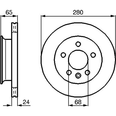 BOSCH | Bremsscheibe | 0 986 478 548