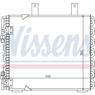 Nissens | Kondensator, Klimaanlage | 94172