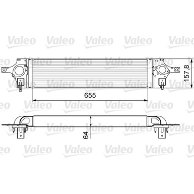 Valeo | Ladeluftkühler | 818358