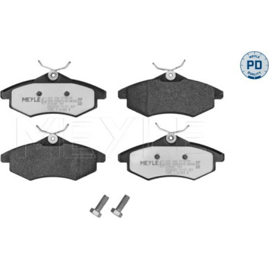 Meyle | Bremsbelagsatz, Scheibenbremse | 025 234 0719/PD