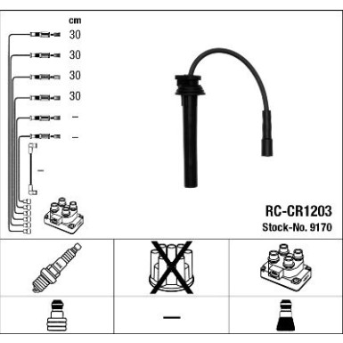 NGK | Zündleitungssatz | 9170