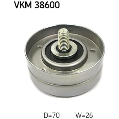 SKF | Umlenk-/Führungsrolle, Keilrippenriemen | VKM 38600