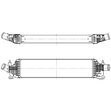 NRF | Ladeluftkühler | 309095