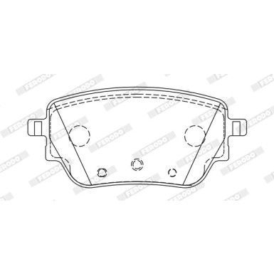Ferodo | Bremsbelagsatz, Scheibenbremse | FDB5183
