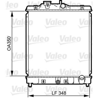 Valeo | Kühler, Motorkühlung | 734117