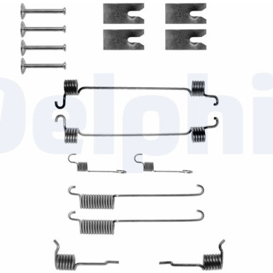 Delphi | Zubehörsatz, Bremsbacken | LY1139