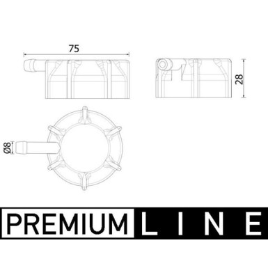 Mahle | Verschlussdeckel, Kühlmittelbehälter | CRB 145 000P