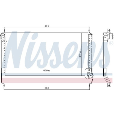 Nissens | Kondensator, Klimaanlage | 94195