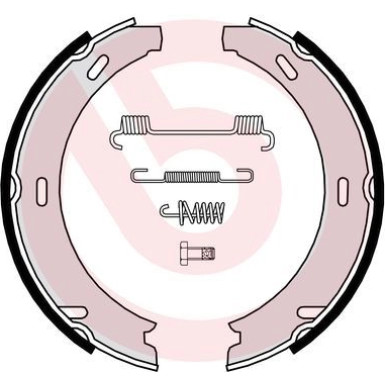 Brembo | Bremsbackensatz, Feststellbremse | S 50 507