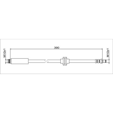 Metzger | Bremsschlauch | 4111627