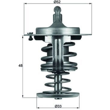 Mahle | Thermostat, Kühlmittel | TX 82 80D