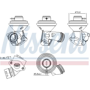 Nissens | AGR-Ventil | 98228