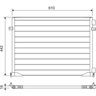 Valeo | Kondensator, Klimaanlage | 817644