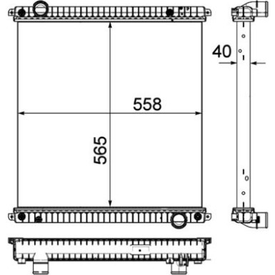 Mahle | Kühler, Motorkühlung | CR 1046 000P