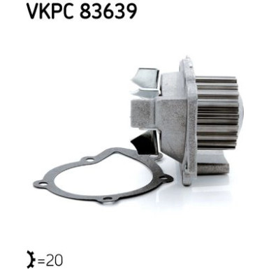 SKF | Wasserpumpe | VKPC 83639