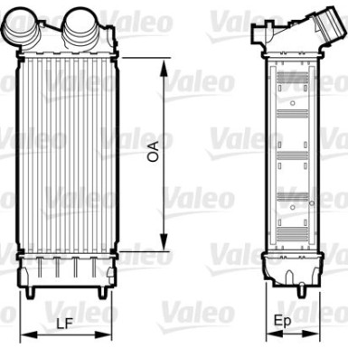 Valeo | Ladeluftkühler | 818226