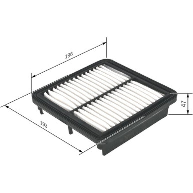 BOSCH F 026 400 352 Luftfilter